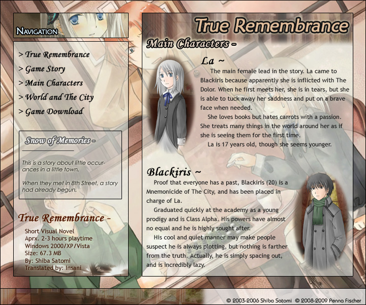 Main Characters